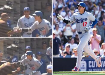 Dodgers' Shohei Ohtani gets hilarious revenge on Padres fan