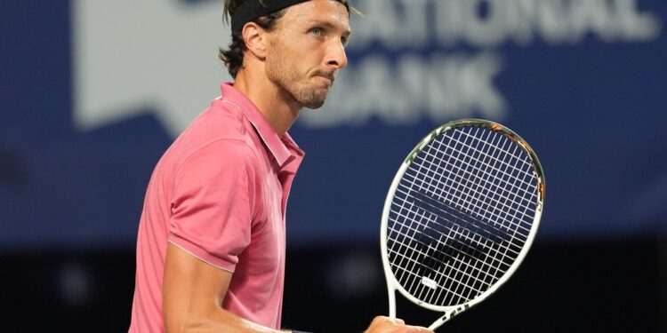 Arthur Rinderknech at the National Bank Open tennis tournament.