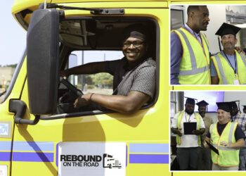 Former NBA star Jayson Williams celebrates Nassau trucker rehab program