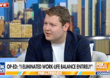 Emil Barr on Fox & Friends discussing eliminating work-life balance to build wealth.