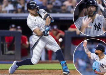Giancarlo Stanton's five-RBI night propels Yankees past Nationals