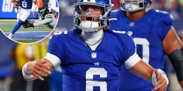 Giants' Jaxson Dart aces his second preseason test