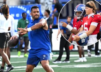 Giants' Jaxson Dart fervor must give way to Russell Wilson's here-and-now