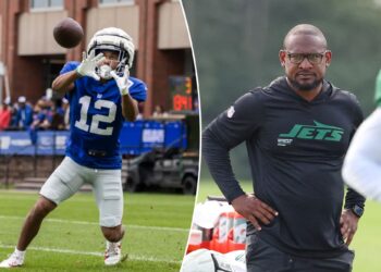 Giants' Jordan Bly set for battle with Jets coach father Dre