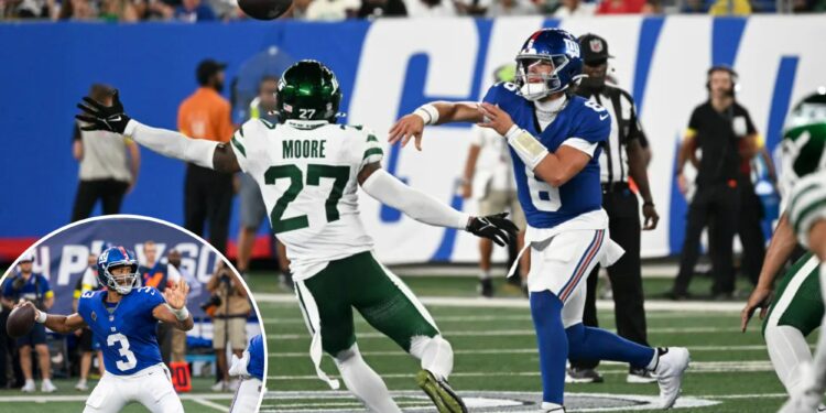 Giants' Russell Wilson has less margin for error with Jaxson Dart emerging