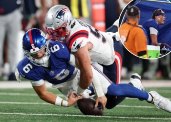 Giants need Jaxson Dart to learn when to slide after concussion scare