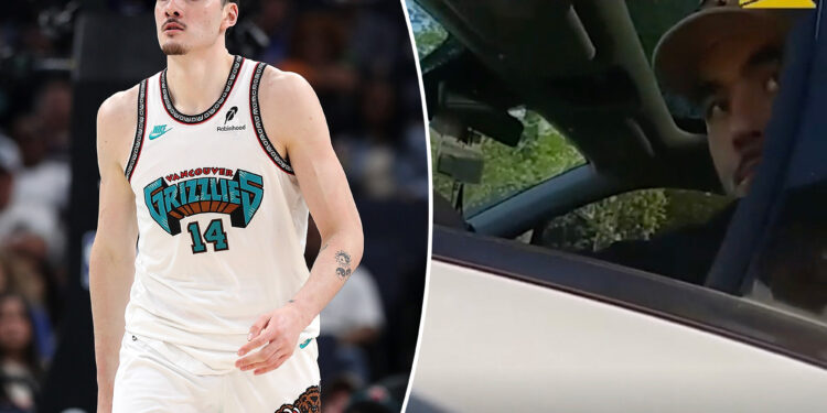 Grizzlies' Zach Edey scolded by police for going over 100 mph in video