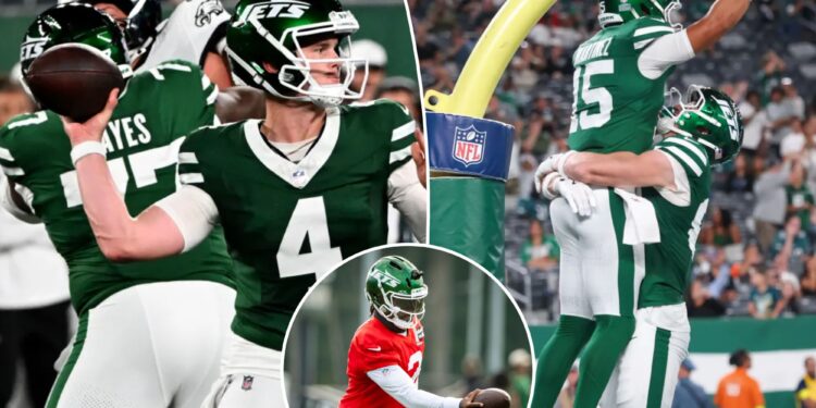 Jets QB questions persist and other takeaways from preseason loss to Eagles