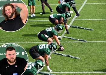 Jets' center competition breeding camaraderie in Joe Tippmann, Josh Myers