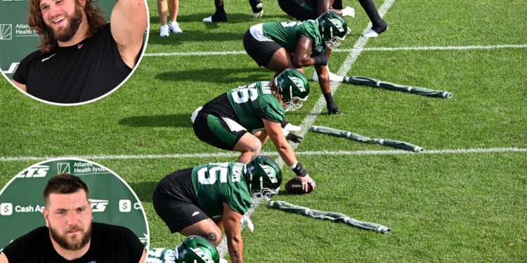 Jets' center competition breeding camaraderie in Joe Tippmann, Josh Myers