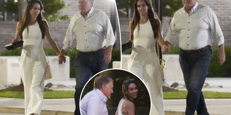 Jordon Hudson, Bill Belichick all smiles in new photos after run-in with ex