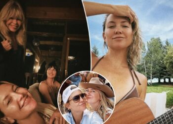 Kate Hudson rocks bikini and guitar on family vacation to Colorado