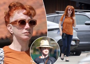 Kathy Griffin shows off striking new look in Malibu after undergoing third facelift