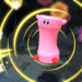 A screenshot from the video game Kirby and the Forgotten Land – Nintendo Switch 2 Edition + Star-Crossed World.