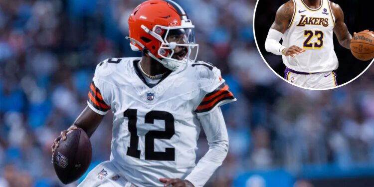 LeBron James leads charge in celebrating Shedeur Sanders