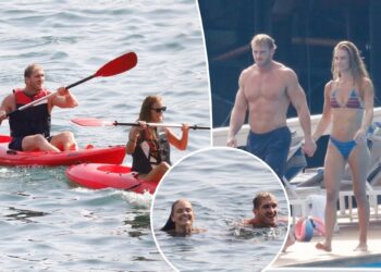 Logan Paul, Nina Agdal go kayaking in Italy ahead of wedding