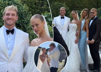 Logan Paul, model Nina Agdal married in Italy wedding