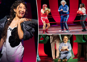 Lupita Nyong'o, Sandra Oh and Peter Dinklage yuk it up in Central Park