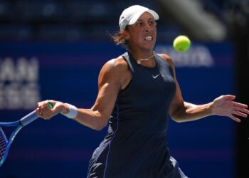 Madison Keys shocked at first round of US Open on Aug. 25, 2025.