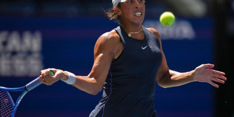Madison Keys shocked at first round of US Open on Aug. 25, 2025.