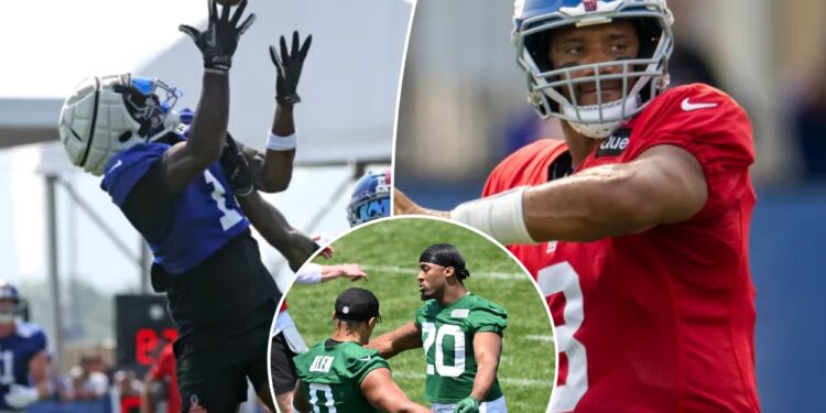 Malik Nabers vs. Sauce Gardner top intriguing Jets-Giants practice matchups