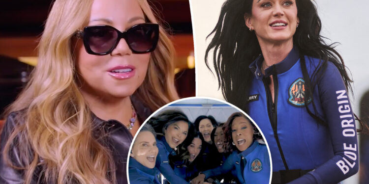 Mariah Carey just learned of Katy Perry's Origin space flight