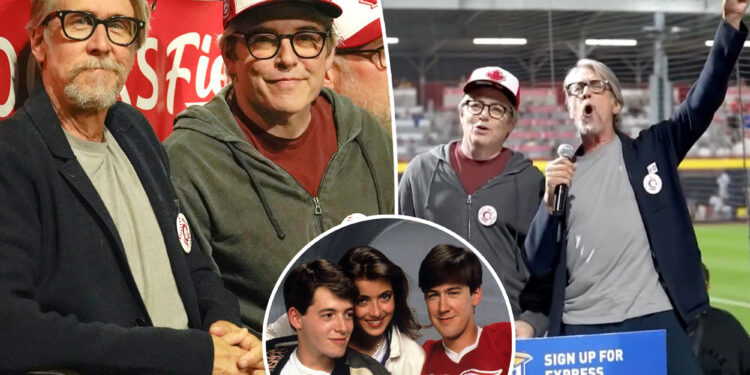 Matthew Broderick, Alan Ruck have 'Ferris Bueller' sing-along at ballpark