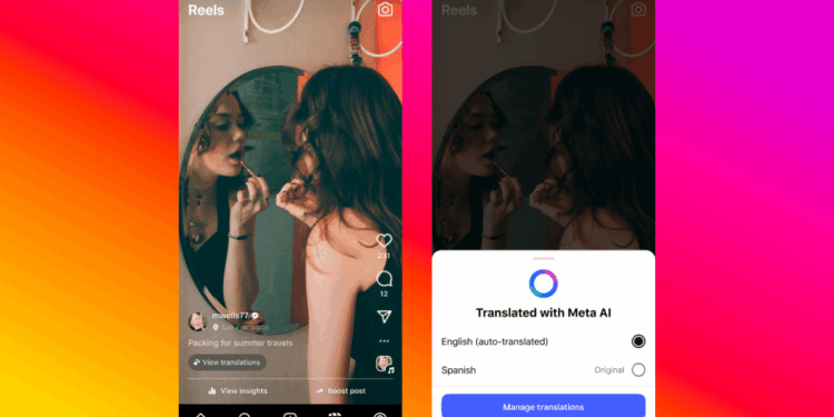 Meta’s AI translation tool can dub your Instagram videos