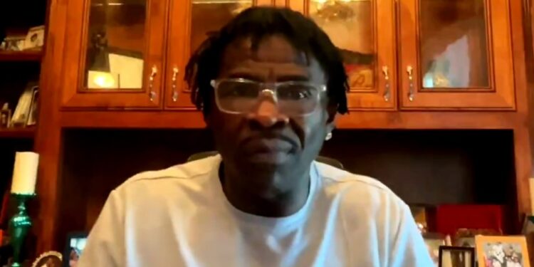 Michael Irvin is pictured during an "NFL Live" segment Aug. 28.