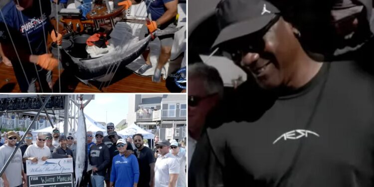 Michael Jordan's boat wins $400K prize for 71-pound fish in White Marlin Open
