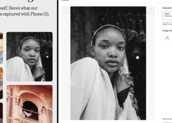 Nothing busted using professional photos as Phone 3 samples