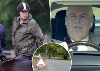 Prince Andrew's foul-mouthed rant at builders revealed after confronting them during horse ride