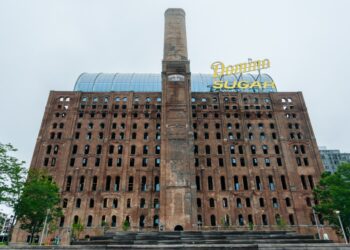 Domino Sugar Refinery in Brooklyn.
