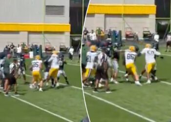 Seahawks, Packers throw punches in wild joint practice melee