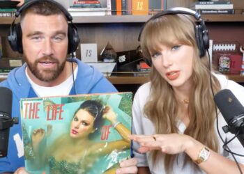 The "New Heights" podcast went dark during its Wednesday live premiere with Taylor Swift.