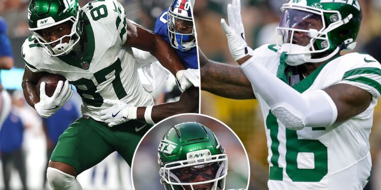 The Jets receivers in play to join Garrett Wilson on Opening Day roster