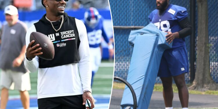 The latest on Giants' Andrew Thomas, Malik Nabers injuries