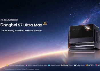 This liquid-cooled projector promises an incredibly bright 6,200 lumen image