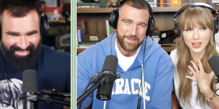 Travis Kelce, Taylor Swift explain how they deal with media attention