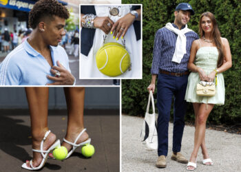 US Open an upscale preppy runway as fans sport chic tennis-themed fashion