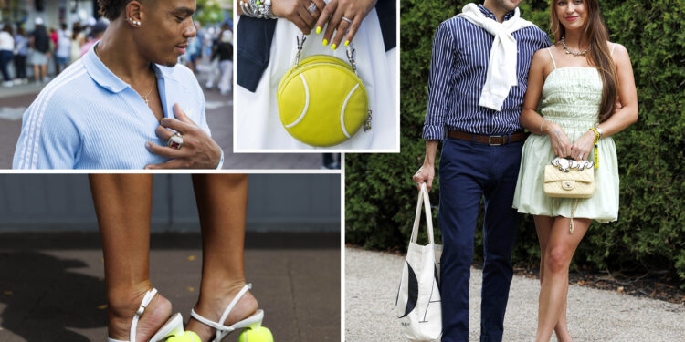 US Open an upscale preppy runway as fans sport chic tennis-themed fashion