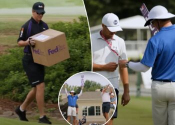Undercover Eli Manning pranks PGA Tour stars at St. Jude Championship