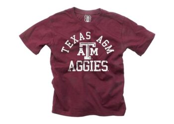 Wes and Willy NCAA Kids Short Sleeve Organic Cotton Tee Shirt
