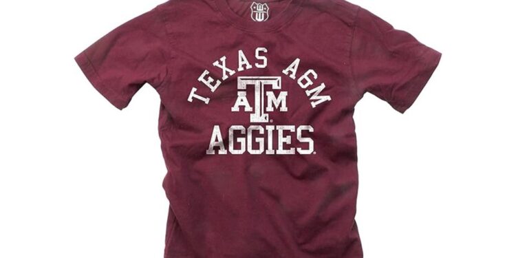 Wes and Willy NCAA Kids Short Sleeve Organic Cotton Tee Shirt
