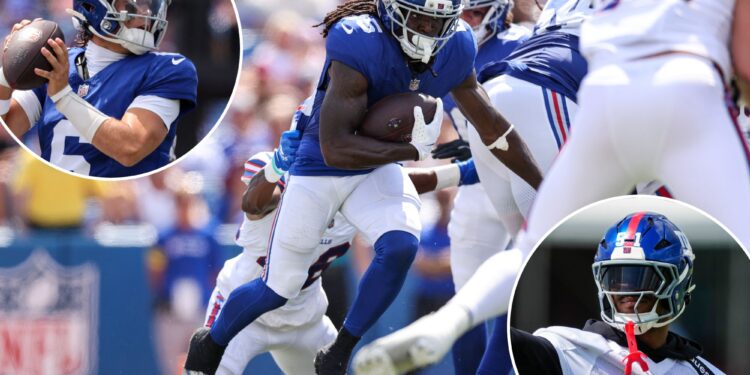 Who showed out, who didn't from start of Giants' preseason