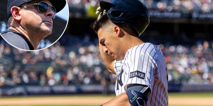 Yankees' Aaron Boone can't hide brutal truth about Anthony Volpe