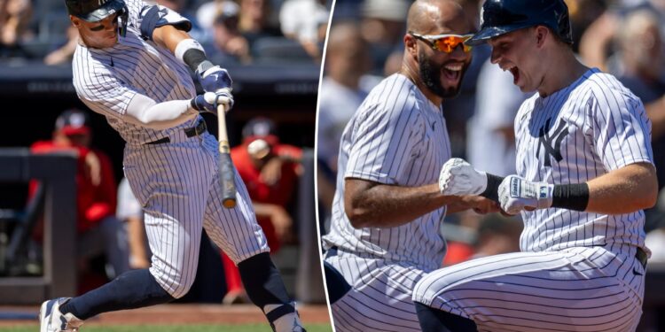 Yankees offense obliterates Nationals again in six-homer explosion