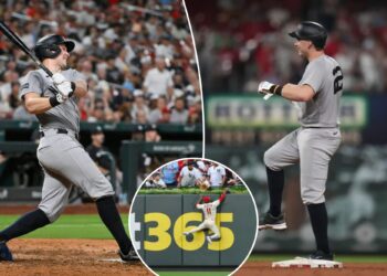 Yankees outslug Cardinals behind Ben Rice's seven RBIs to take series