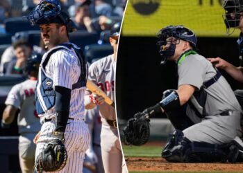 Yankees standing by Austin Wells at catcher even as Ben Rice rises