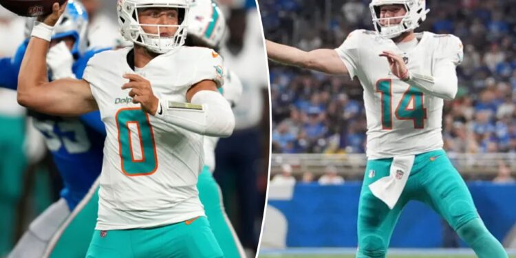Zach Wilson, Quinn Ewers show out in impressive Dolphins day